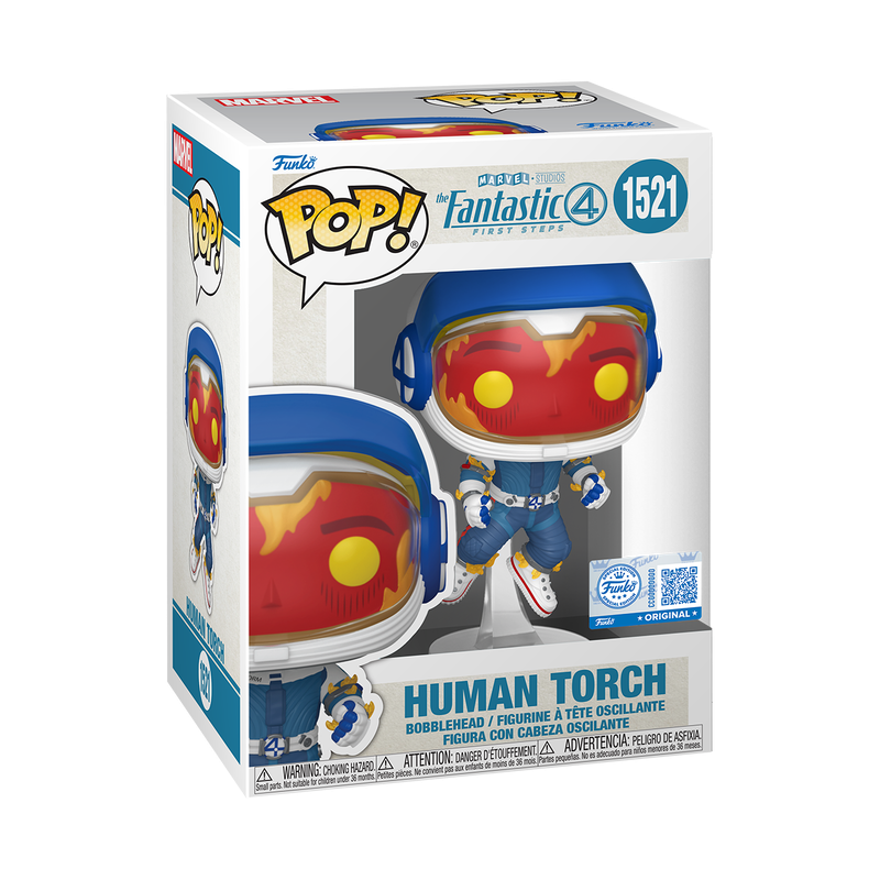 Funko Pop! Fantastic 4 (2025) - Human Torch in Space Suit Vinyl Figure, image 2