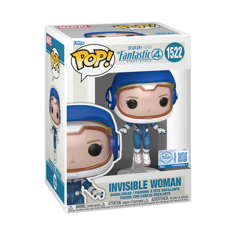 Funko Pop! Fantastic 4 (2025) - Invisible Woman in Space Suit Vinyl Figure
