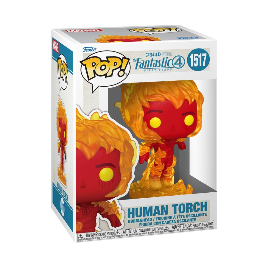 Funko Pop! Fantastic Four First Steps- Human Torch Vinyl Figure, image 2