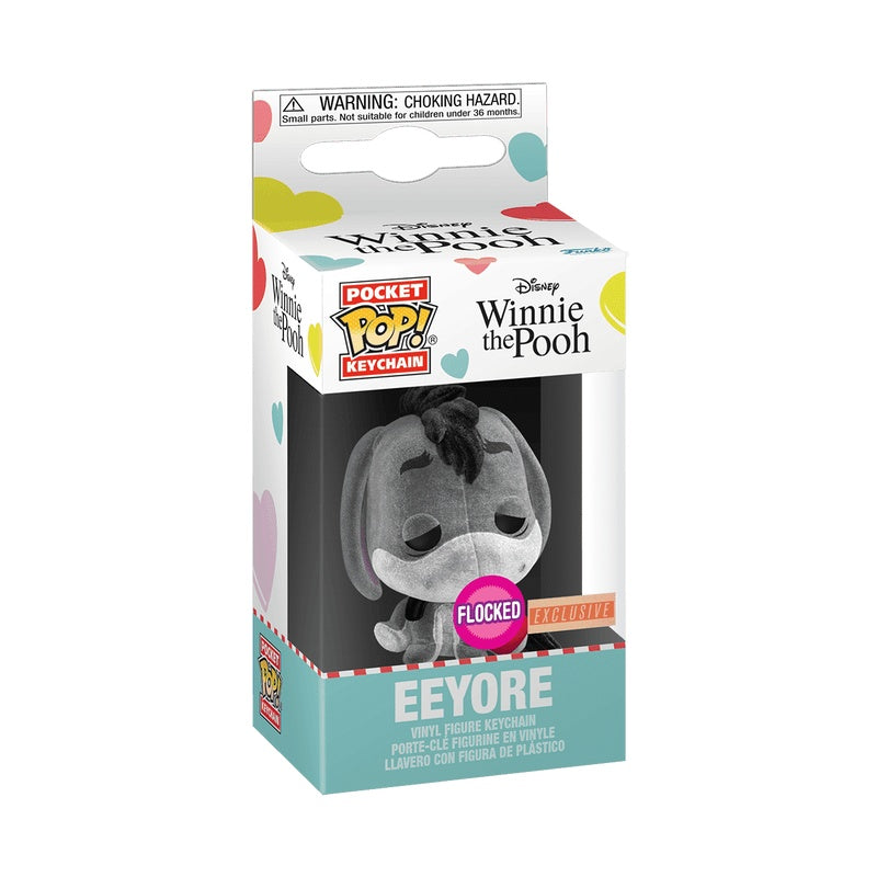 Funko Pop! Flocked Keychain Winnie the Pooh - Eeyore Heart, image 2