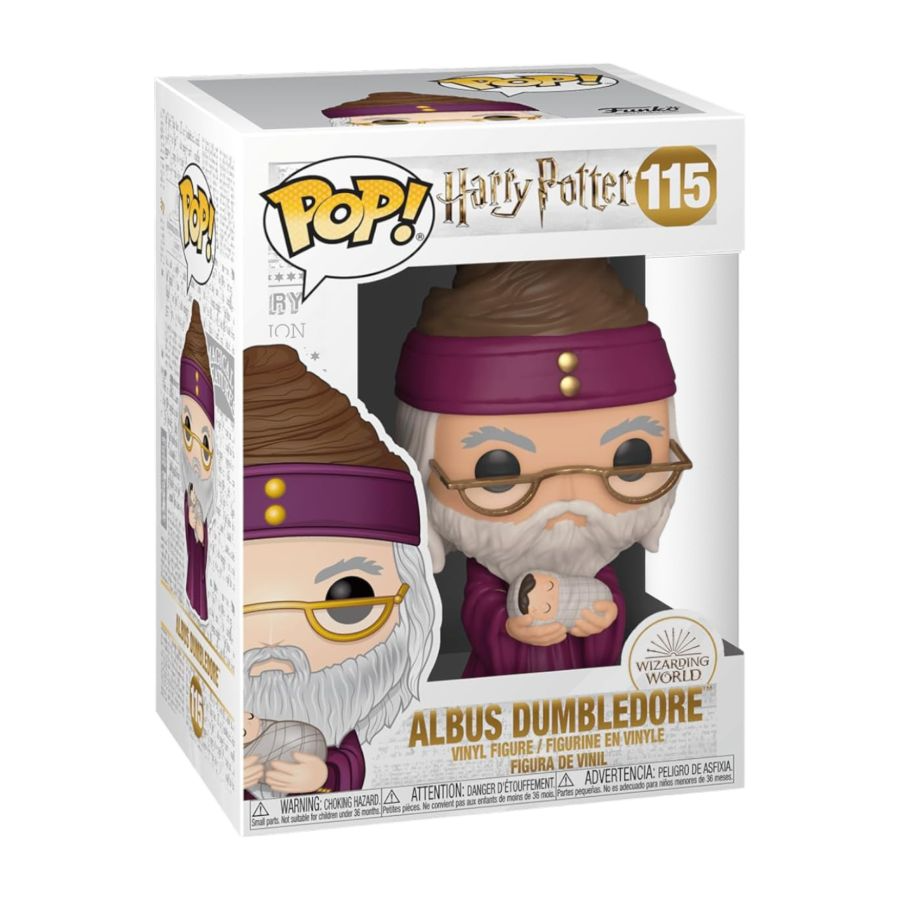 Funko Pop! Harry Potter - Dumbledore with Baby Harry Vinyl Figure, image 2