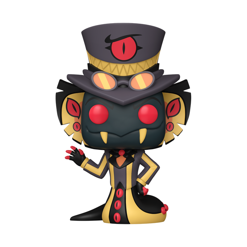 Funko Pop! Hazbin Hotel - Sir Pentious Vinyl Figure featuring a sly snake demon in stylized design.