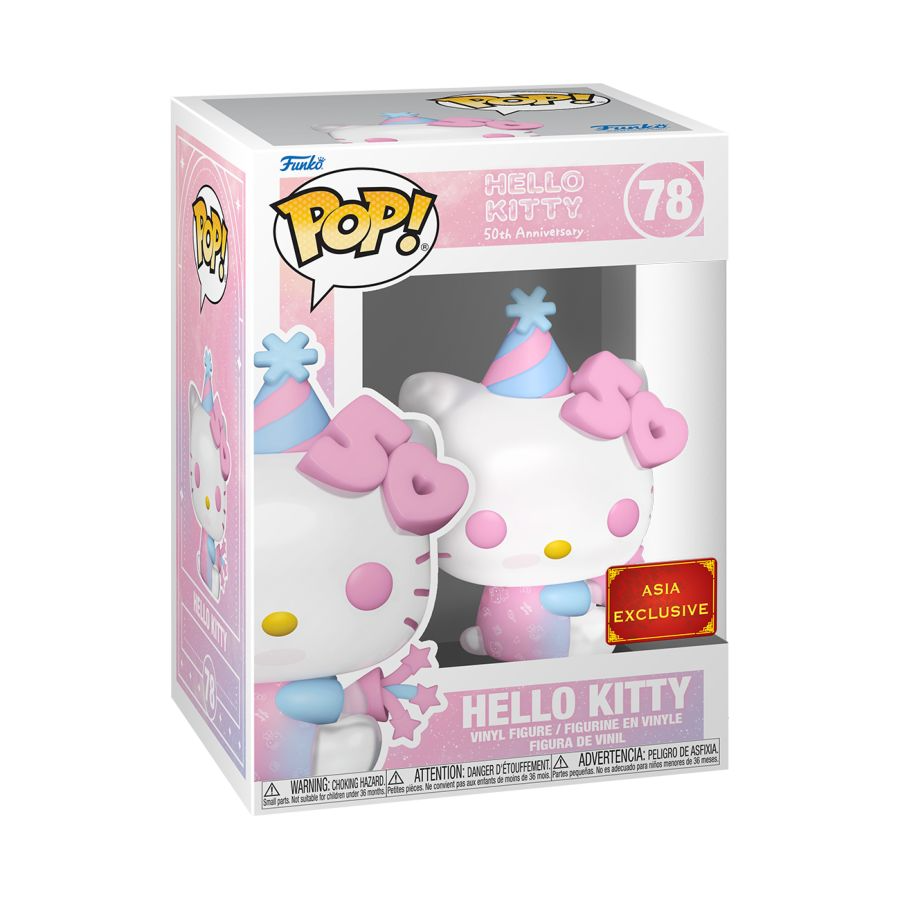 Funko Pop! Hello Kitty with Party Hat Vinyl Figure, image 2