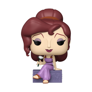 Funko Pop! Hercules (1997) - Megara with Flower Vinyl Figure showcasing Megara in a soft moment with a flower.