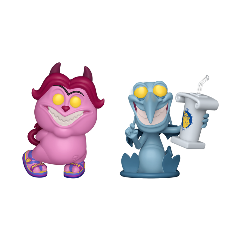 Funko Pop! Hercules - Panic & Pain 2PK featuring Pain and Panic in stylized design from Disney's Hercules.