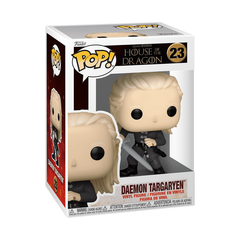 Funko Pop! House of the Dragon - Daemon Targaryen Vinyl Figure, image 2