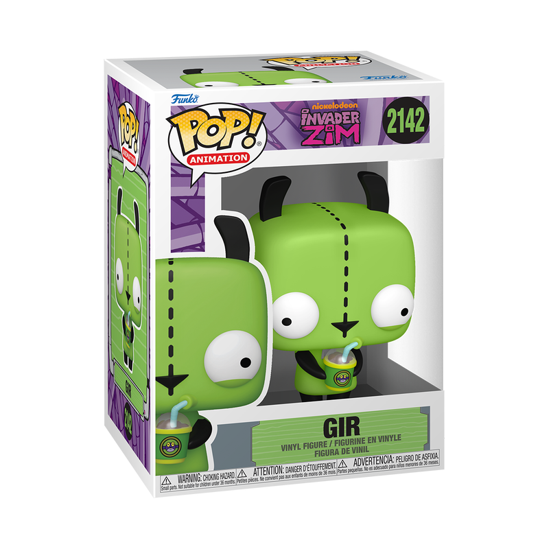 Funko Pop! Invader Zim - GIR with Drink Vinyl Figure, image 2