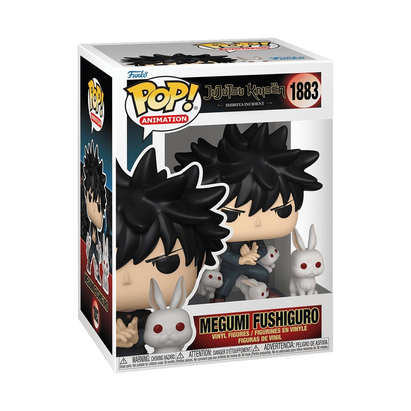 Funko Pop! Jujutsu Kaisen - Megumi Fushiguro with Rabbit Vinyl Figure, image 2