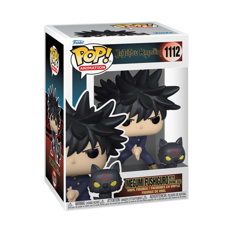 Funko Pop! Jujutsu Kaisen - Megumi with Dog Vinyl Figure, image 2