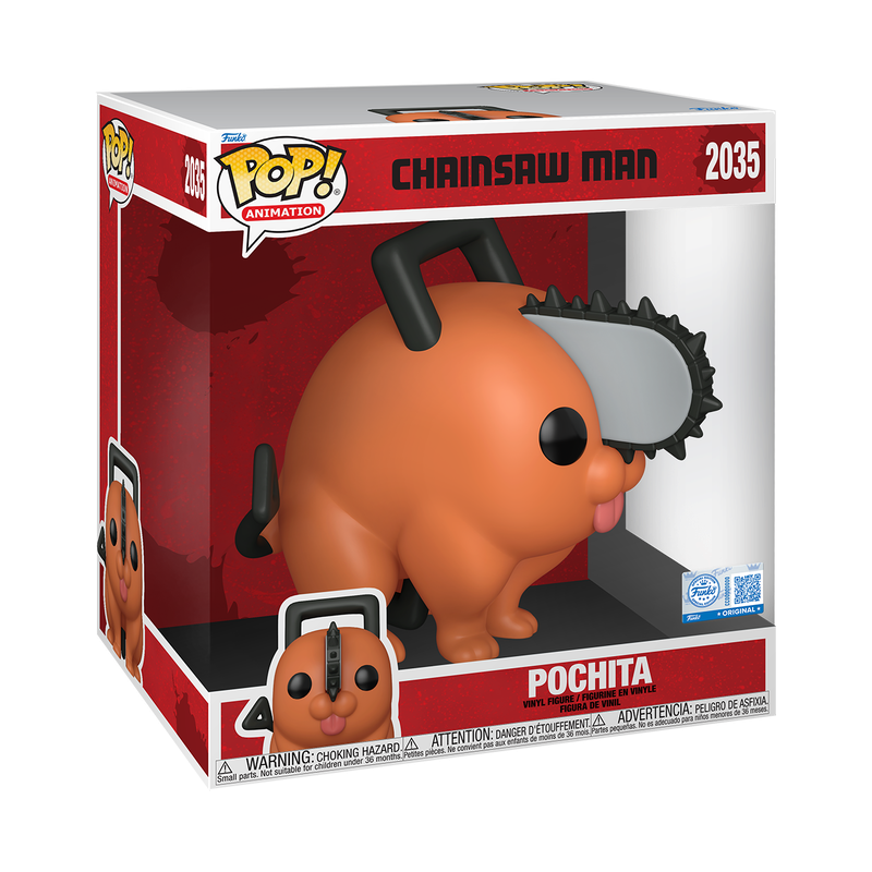 Funko Pop! Jumbo Chainsaw Man - Pochita 10" Vinyl Figure, image 2