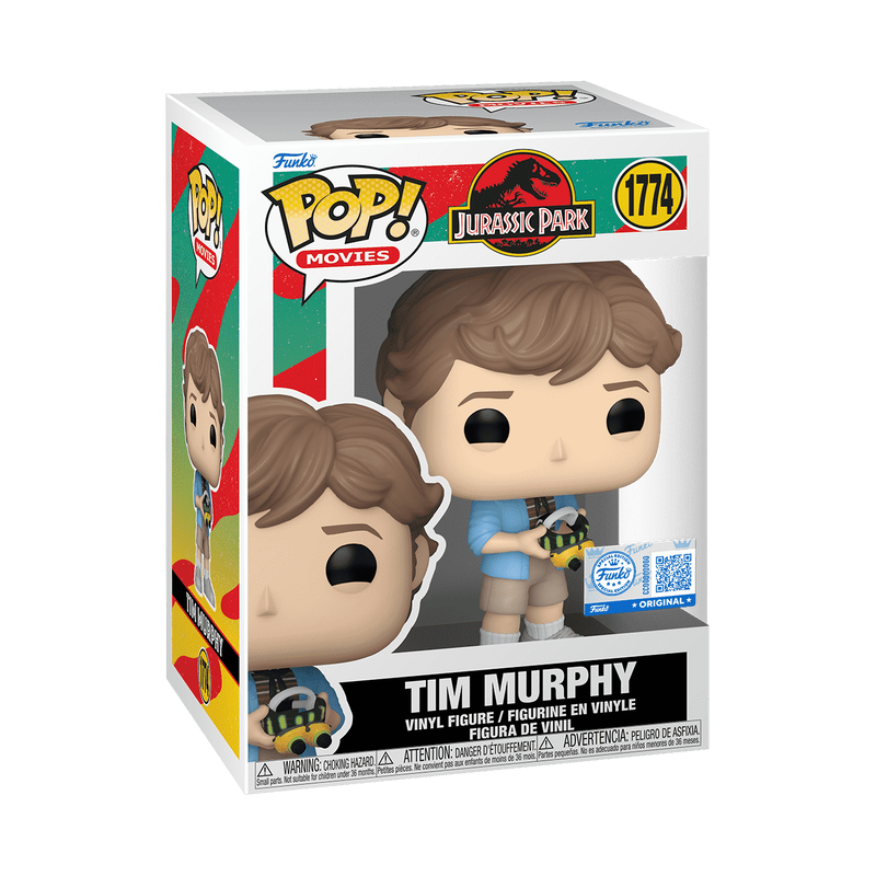 Funko Pop! Jurassic Park - Tim with Goggles Vinyl Figure, image 2