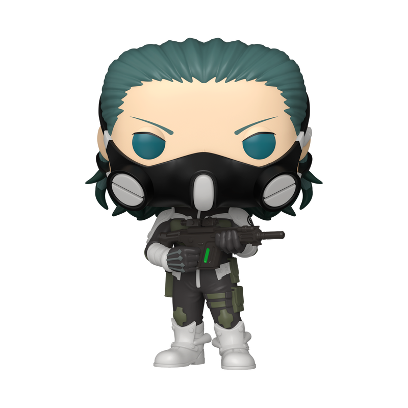 Funko Pop! Kaiju No.8 - Haruichi Vinyl Figure in stylized design, holding a weapon ready for action.