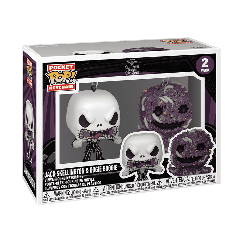 Funko Pop! Keychain NBX - Jack & Oogie Boogie 2PK