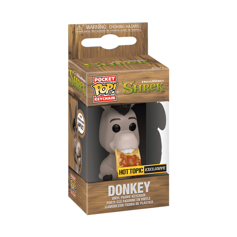 Funko Pop! Keychain Shrek - Donkey DreamWorks 30th Anniversary, image 2