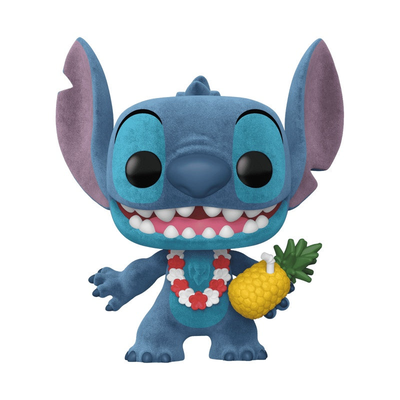 Funko Pop! Lilo & Stitch - Luau Stitch Flocked Vinyl Figure, OCARE NZ