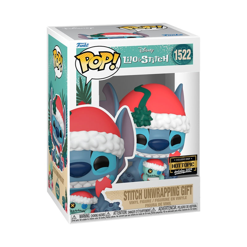 Funko Pop! Lilo & Stitch - Stitch with Present Vinyl Figure, OCARE NZ