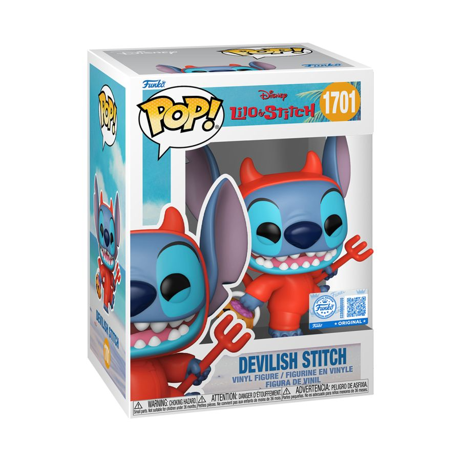 Funko Pop! Lilo & Stitch - Stitch as Devil Vinyl Figure