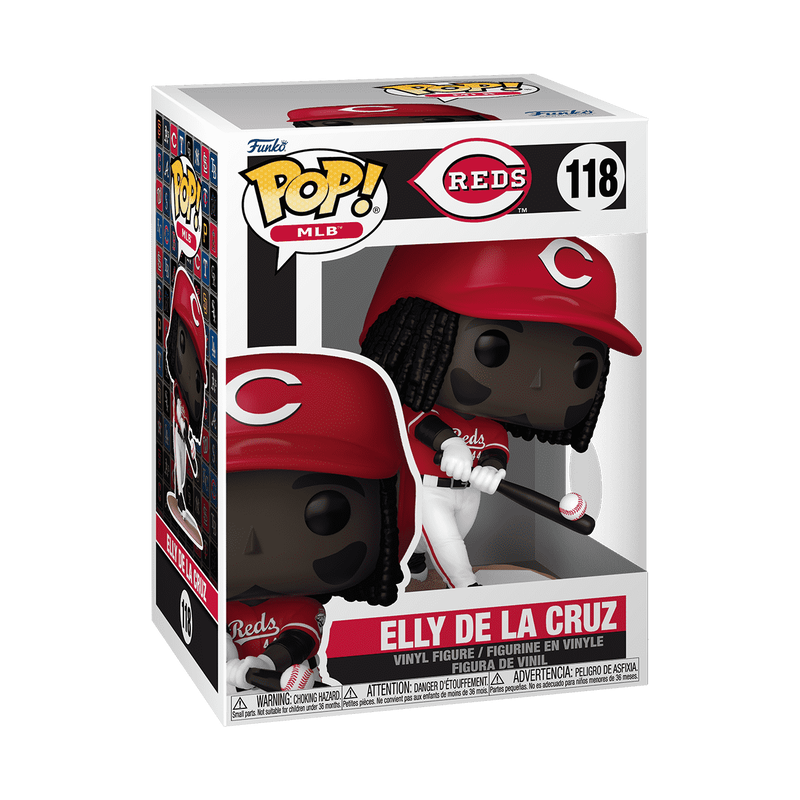 Funko Pop! MLB: Reds - Elly De La Cruz Vinyl Figure, image 2