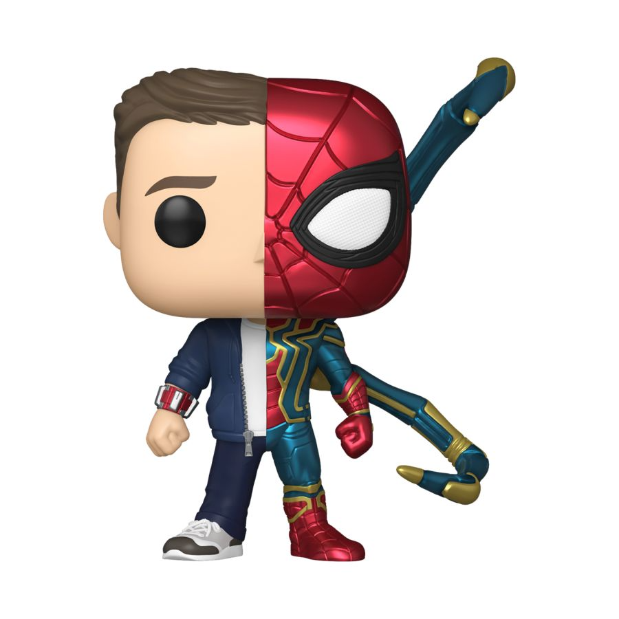 Funko Pop! Marvel: Infinity Saga - Spider-Man/Peter Parker Split Vinyl Figure