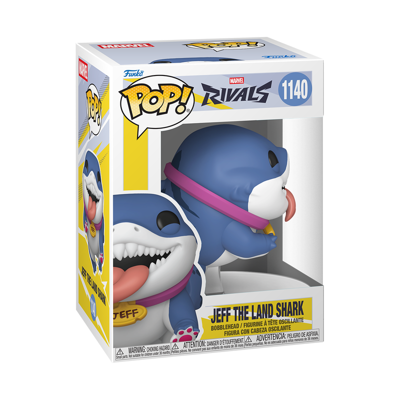 Funko Pop! Marvel Rivals - Jeff the Land Shark Vinyl Figure, image 2