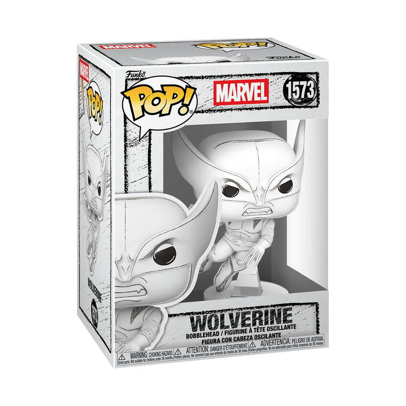 Funko Pop! Marvel: Sketched - Wolverine Vinyl Figure, image 2