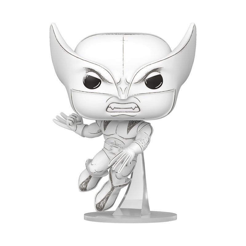 Funko Pop! Marvel: Sketched - Wolverine Vinyl Figure