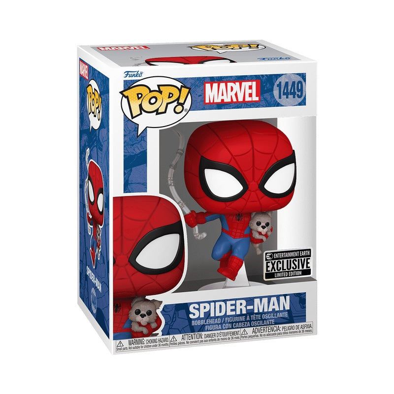 Funko Pop! Marvel - Spider-Man with Sandwich the Dog Vinyl Figure, image 2
