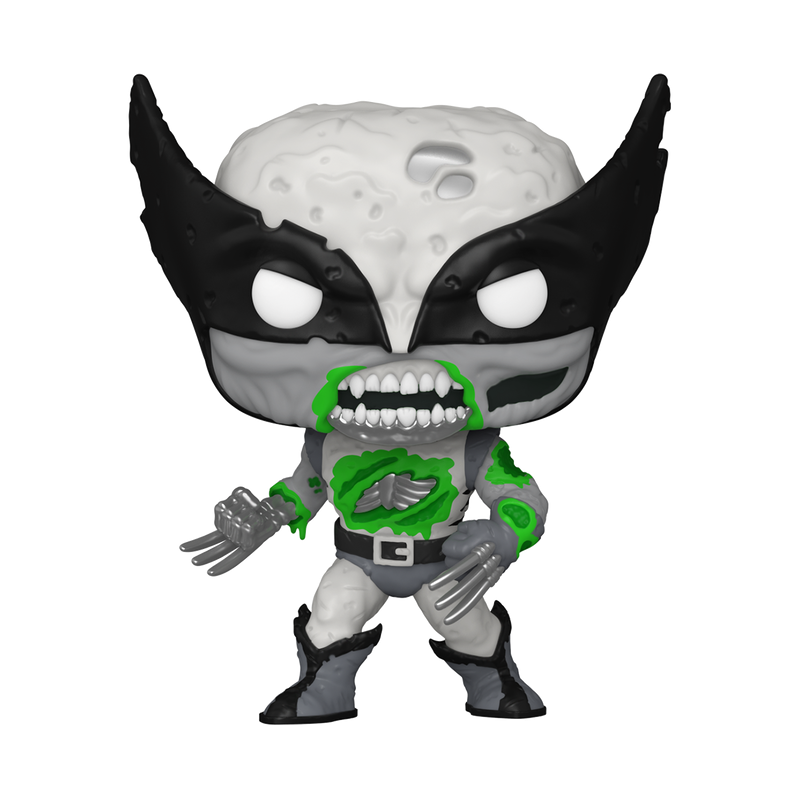 Funko Pop! Marvel: Zombies - Wolverine B&W Glow Vinyl Figure