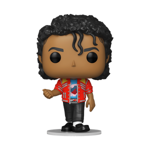 Funko Pop! Michael Jackson - Beat It Vinyl Figure featuring Michael in red jacket from the iconic performance.