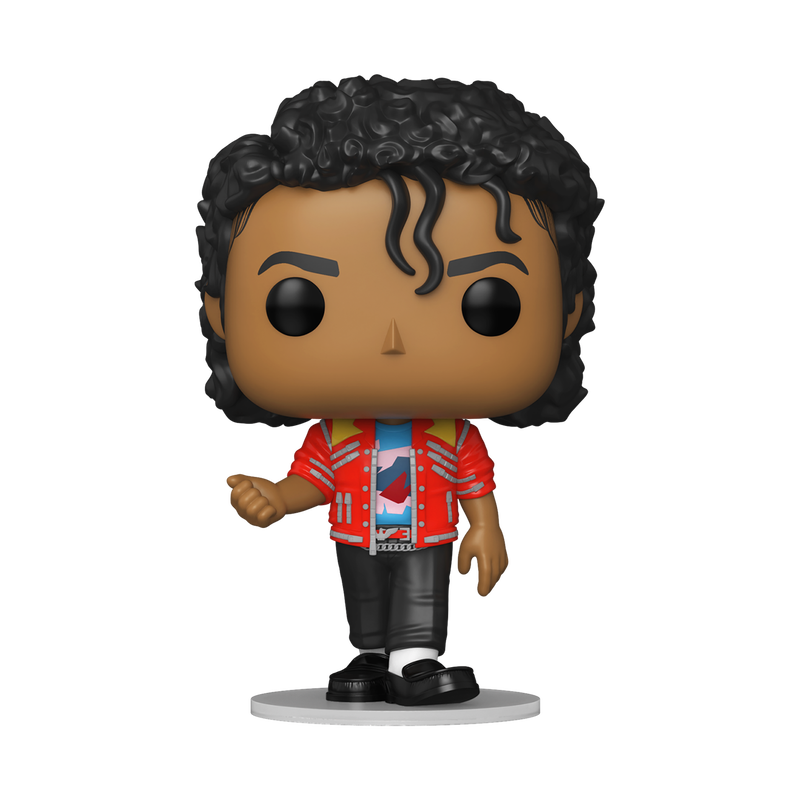 Funko Pop! Michael Jackson - Beat It Vinyl Figure featuring Michael in red jacket from the iconic performance.