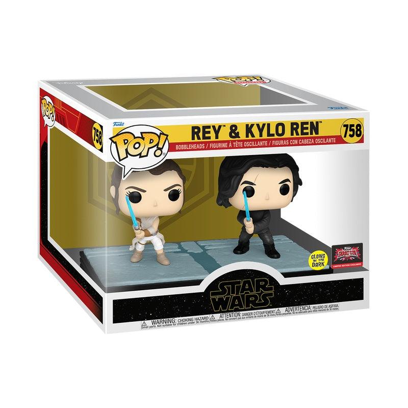 Funko Pop! Moment Star Wars - Kylo & Rey Glow Vinyl Figure, image 3