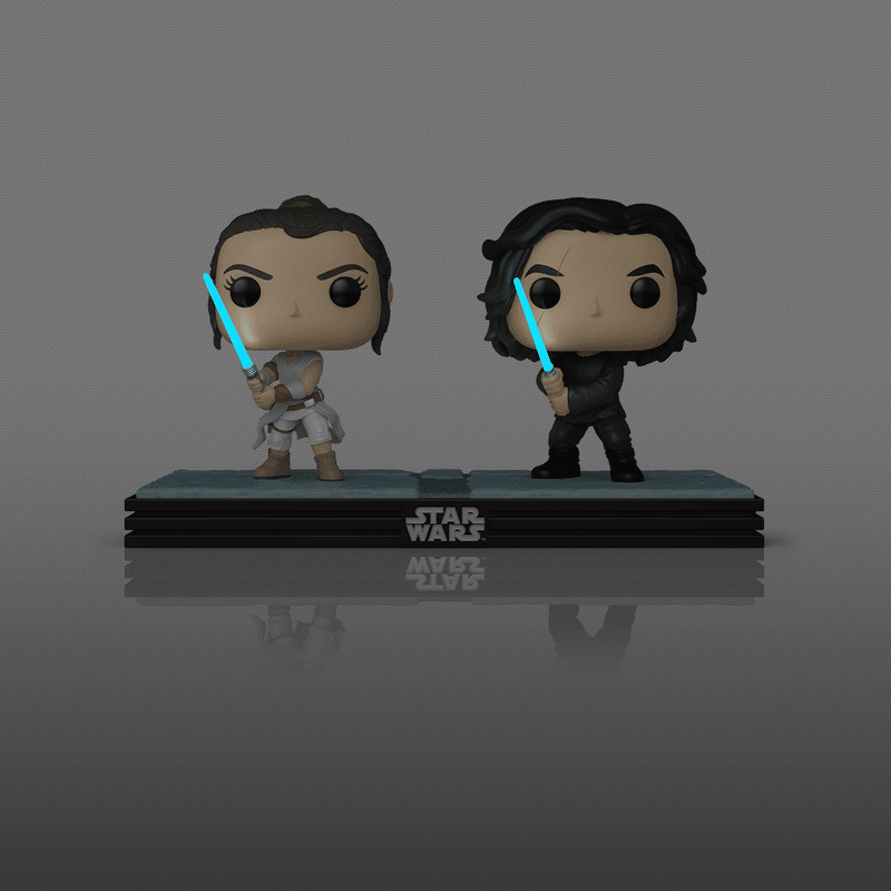 Funko Pop! Moment Star Wars - Kylo & Rey Glow Vinyl Figure，Vinyl Figure，OCARE NZ