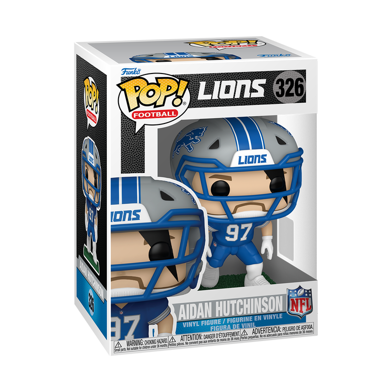 Funko Pop! NFL: Lions - Aidan Hutchinsons (Home) Vinyl Figure, image 2