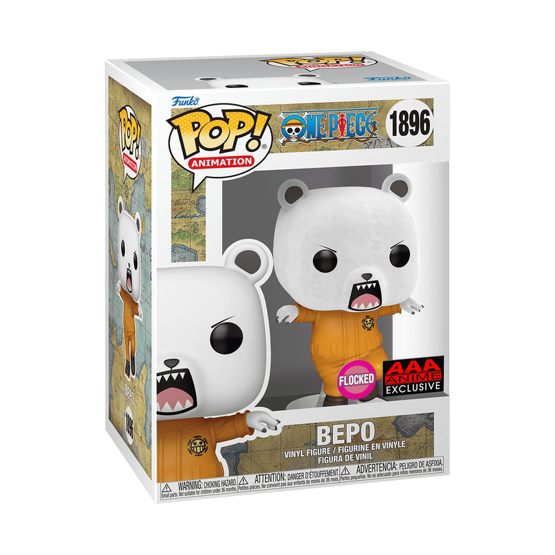 Funko Pop! One Piece - Bepo Flocked Vinyl Figure, image 2