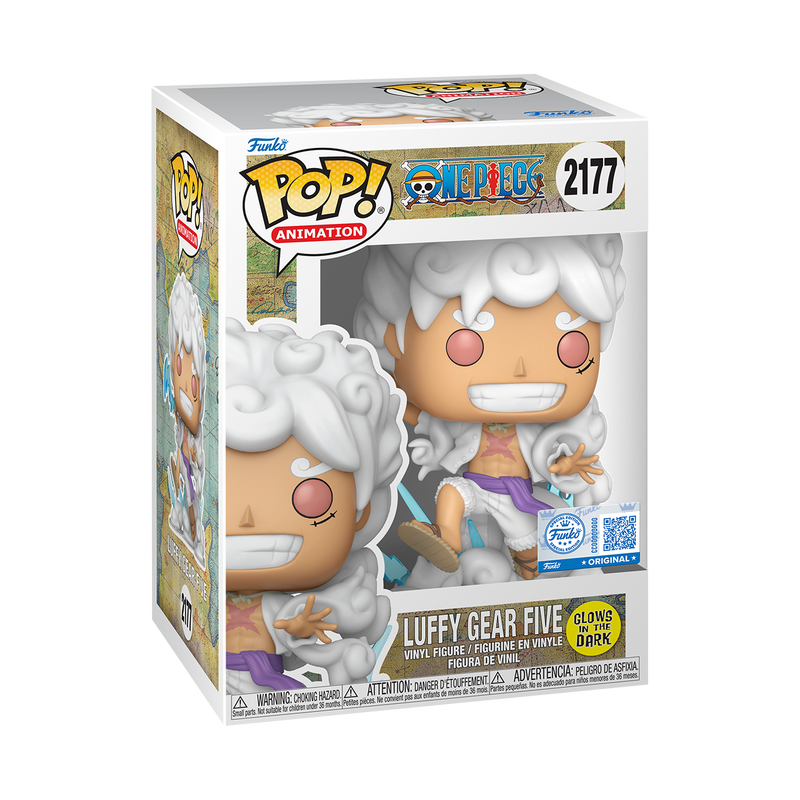 Funko Pop! One Piece - Luffy Gear 5 Glow Vinyl Figure, image 2