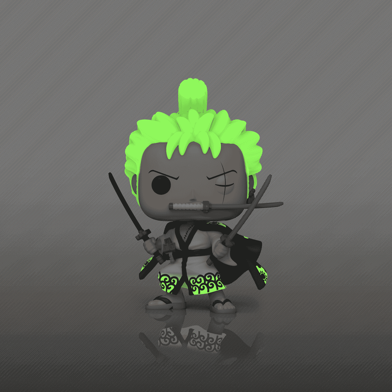 Funko Pop! One Piece - Roronoa Zoro (Three Sword Style) Glow Vinyl Figure