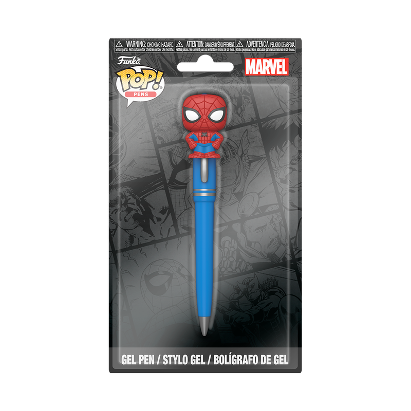 Funko Pop! Pen Marvel Comics - Spider-Man (Light Blue Ink)