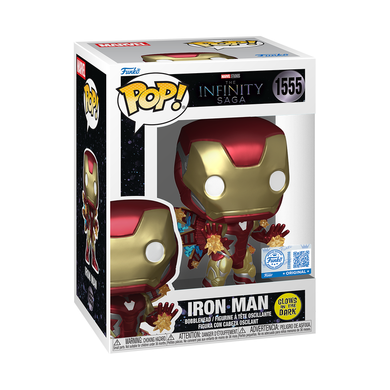 Funko Pop! Plus Avengers: Endgame - Iron Man (Beams) Glow Vinyl Figure