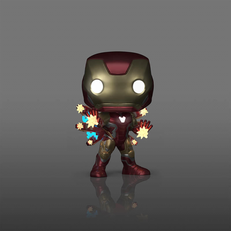 Funko Pop! Plus Avengers: Endgame - Iron Man (Beams) Glow Vinyl Figure, image 3
