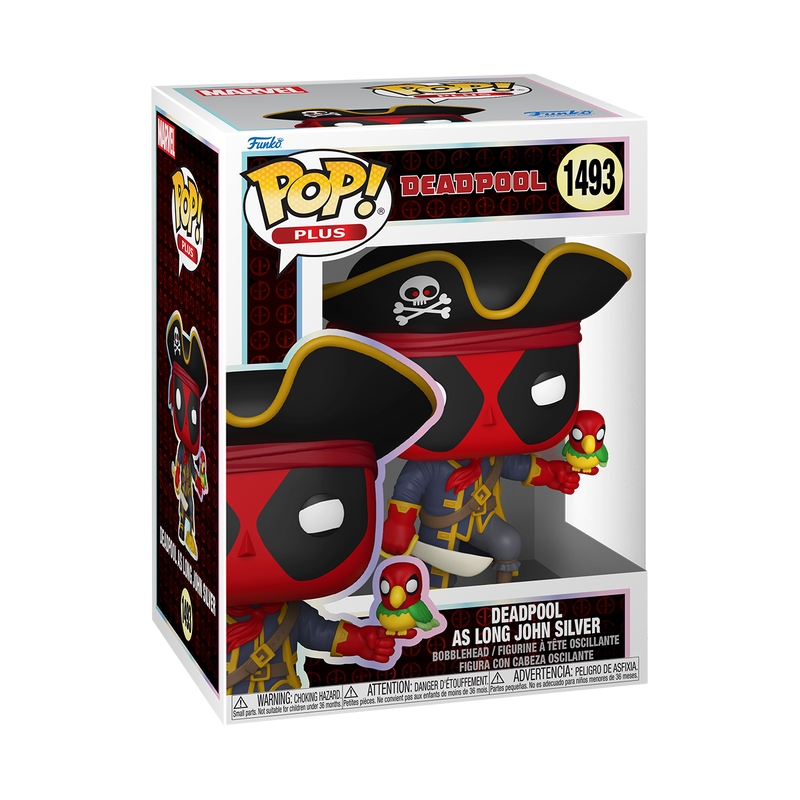 Funko Pop! Plus Literary Classics - Deadpool as Long John Silver Vinyl Figure, image 2