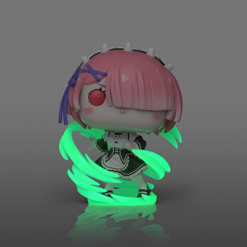 Funko Pop! Plus Re:ZERO - Ram (Wind Magic) Glow Vinyl Figure, image 3