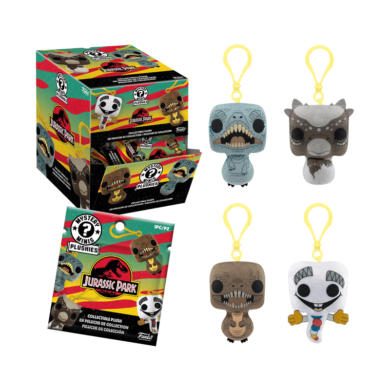 Funko Pop! Plush Keychain Jurassic Park Mystery Minis Blind Bag