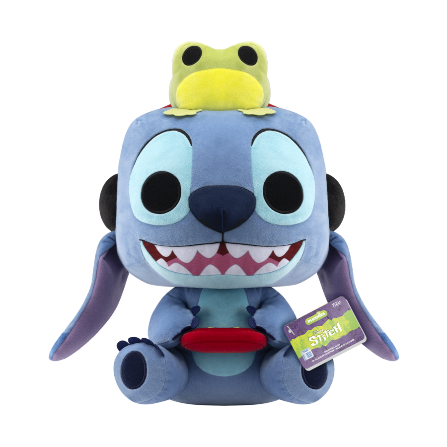 Funko Pop! Plush Lilo & Stitch - Gamer Stitch with Frog 16"