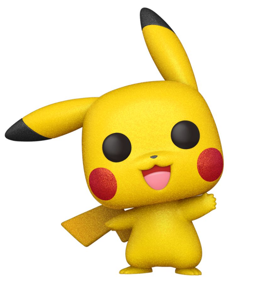 Funko Pop! Pokemon - Pikachu Waving Diamond Glitter Vinyl Figure