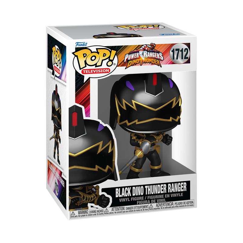 Funko Pop! Power Rangers: Dino Fury - Black Dino Ranger Vinyl Figure