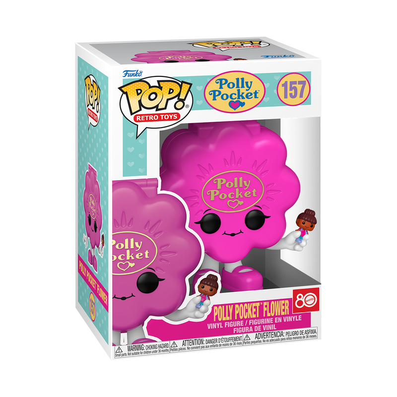 Funko Pop! Retro Toys: Polly Pocket - Pink Flower Shell Vinyl Figure