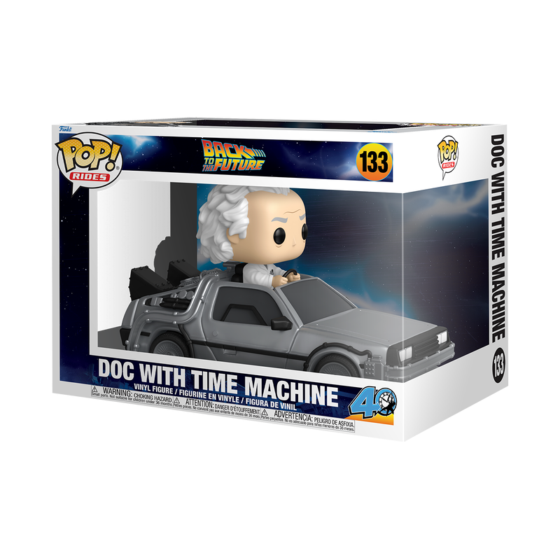 Funko Pop! Ride Deluxe Back to the Future - Doc with Time Machine, image 2