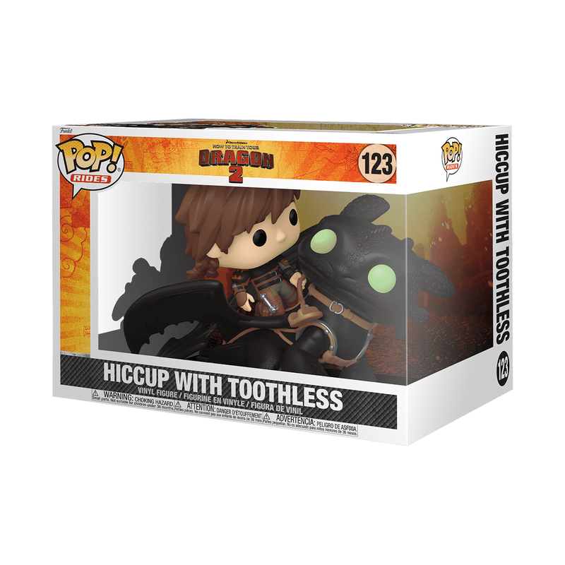 Funko Pop! Ride How to Train Your Dragon - Hiccup with Toothless Vinyl Figure, image 2