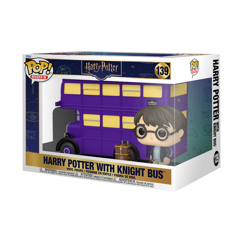 Funko Pop! Ride Super Deluxe Harry Potter - Harry with Knight Bus