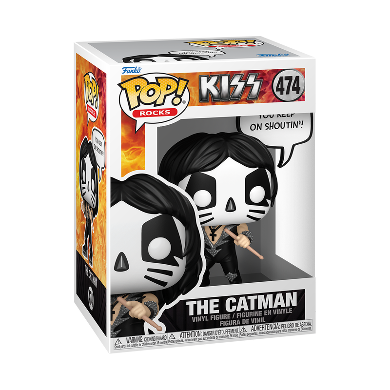 Funko Pop! Sayings - KISS: The Catman (Rock & Roll All Night) Vinyl Figure, image 2
